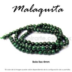 Malaquita bola lisa 4mm