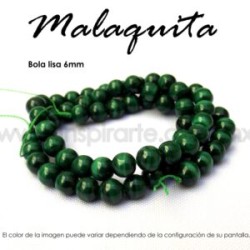 Malaquita bola lisa 6mm