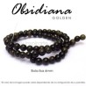 Obsidiana Golden, bola lisa 6mm