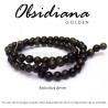 Obsidiana Golden, bola lisa 6mm