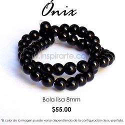 Ónix, bola lisa 8mm
