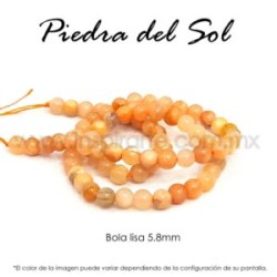 Piedra del sol bola 5.8mm