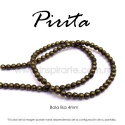 Pirita, bola lisa 4mm