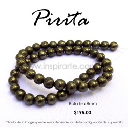 Pirita, bola lisa 8mm