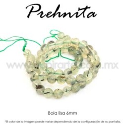 Prehnita bola lisa 6mm