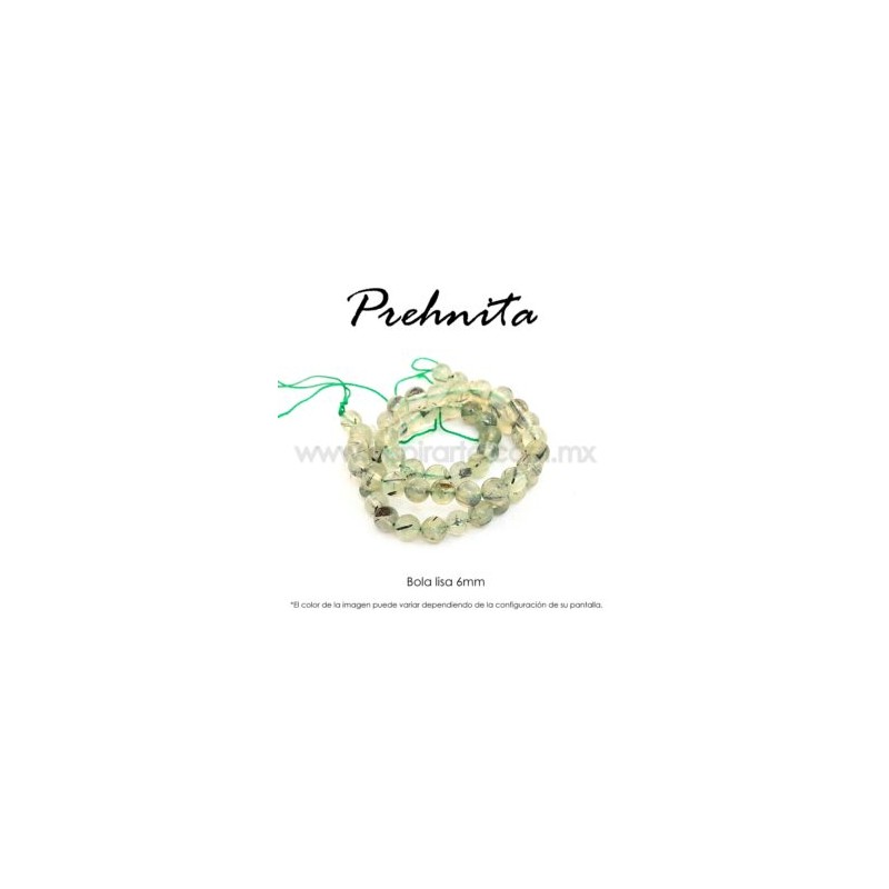 Prehnita bola lisa 6mm