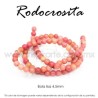 Rodocrosita bola lisa 4.5mm