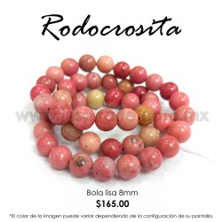 Rodocrosita bola lisa 8 mm
