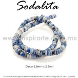 Sodalita disco 6.5×2.5mm