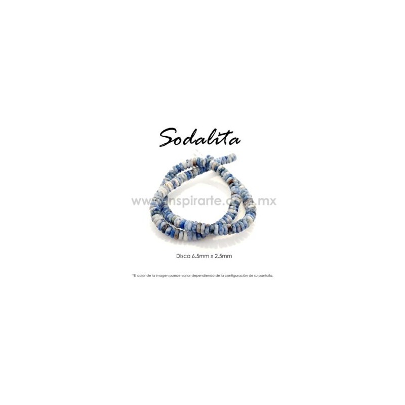 Sodalita disco 6.5×2.5mm