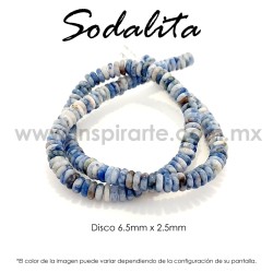 Sodalita disco 6.5×2.5mm