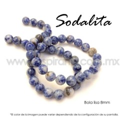 Sodalita, bola lisa 8mm