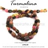 Turmalina sandía, corte irregular 7mmx5mm