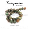 Turquesa africana bola lisa 10mm