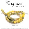 Turquesa amarilla bola 6mm
