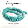 Turquesa dona 6.5mm x 3mm