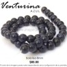 Venturina azul, bola lisa 8mm